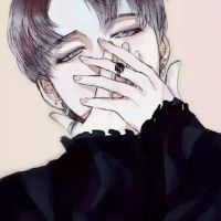 悲伤难过的动漫男生头像