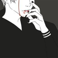 悲伤难过的动漫男生头像