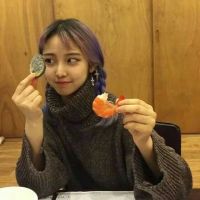 可爱两个辫子的女生头像