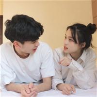 快手暖男情侣头像图片，月光依旧柔人心！