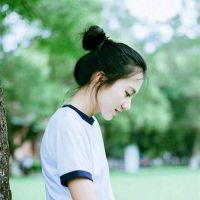 好看女生绿色系头像,错过了就不要再相遇!