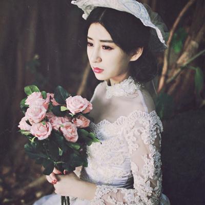 唯美婚纱头像