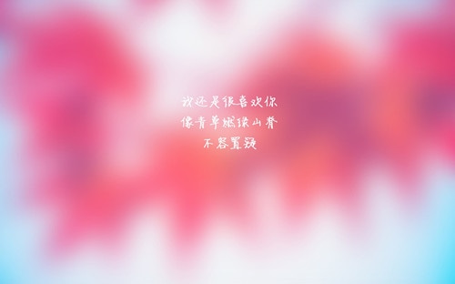 正处在恋爱中的爱情语录,句句走心!