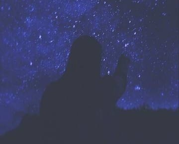 害怕黑夜的图片说说