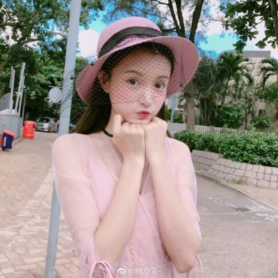 粉色系小仙女头像，草莓味的小可爱！