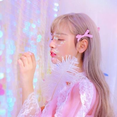 粉色系小仙女头像，草莓味的小可爱！