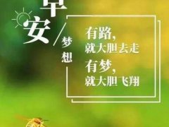 轻松的早安励志语录,早安励志语录正能量句子
