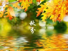 秋分朋友圈温馨祝福语