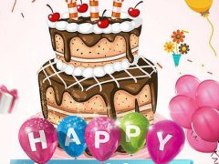 生日快乐短信祝福语2020_生日卡片祝福语