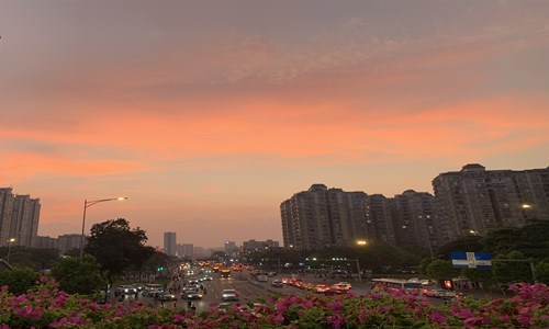 形容晚霞很美的文案句子发朋友圈