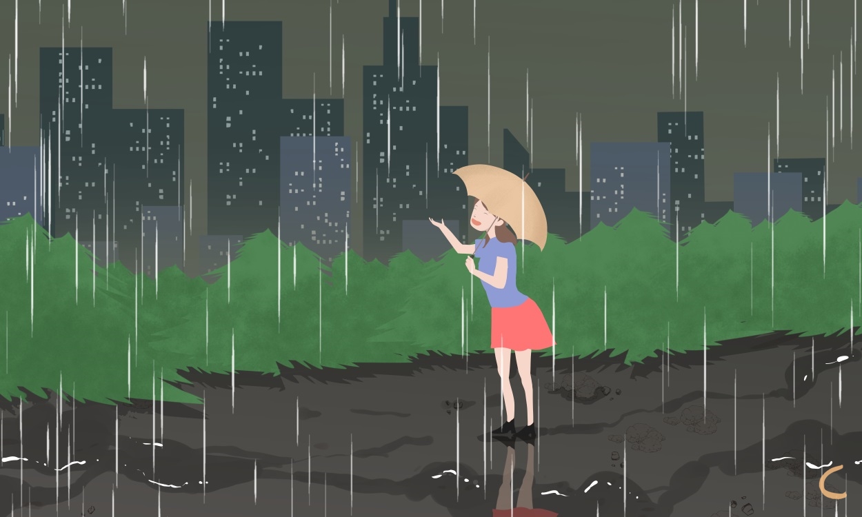 大雨还在下经典说说