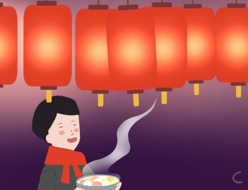 元宵节简短祝福语寄语