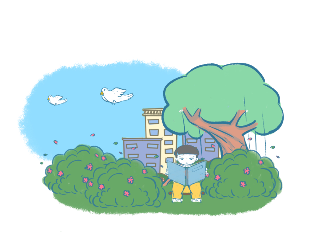 描写春天的天空句子